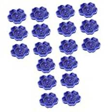 LIFKOME 18 Pcs Japanese Spoon Ceramic Spoon Blue Chopstick Rests Ceramic Dishes Spoon Rest Chopsticks Server Holder Chopstick Rest Rack Fork Rest Chopstick Pillow Plum Bossom Ornaments