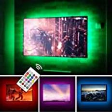 TV LED Backlights USB LED Strip Lighting for 60 65 inches Behind TV Monitor Sony LG Samsung HDTV Game Room Home Movie Theater Decor Lights
