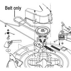 MTD Tractor Deck Drive Belt 754-05001