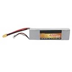 RC Lipo Battery 7.4V 2S 4200mAh 55C Lightweight Sturdy with XT60 Plug for RC Car Plane Helicopter Drone