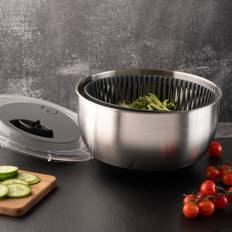 Professional Salad Spinner Silver
