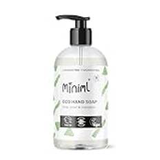 Miniml Hand Soap Wash Liquid 500ml - Lime, Basil & Mandarin Infused Eco Friendly Hand, Skin & Body Wash Gel for Soft and Sensitive Skin Care - 100% Vegan & Cruelty Free