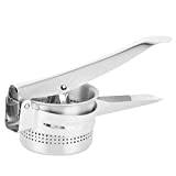 1pc, Stainless Steel Food Mill, Potato Masher, Masher For Vegetables  Fruits, Fruit Masher, Vegetable Masher, Potato Press, Vegetable Press,  Potato Ricer, Jam Maker, Kitchen Tools