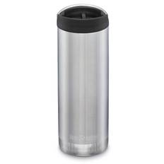 Klean Kanteen Insulated TK Wide with Cafe Cap 473ml - Brushed Steel.