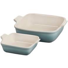 Le Creuset Set of 2 Heritage Square Dishes