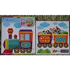 e-baby-store Train Engine Wall, Furniture Stickers For Nursery, Childrens, Childs, Kids, Boys, Girls, Baby Bedroom, Playroom. Decals, Stickarounds, Murals, Wallpaper, Adhesives.