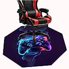 Office Gaming Chair Mat for Carpet Gamepad Computer Chair Mat for Hardwood Floor Gaming Rug Octagon Desk Chair Mat (Color : 1, Size : 180cm)