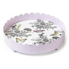 MacKenzie-Childs Butterfly Toile Tray