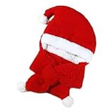 Adult Kids Santa Hat Comfortable Hat With Thicken Scarf Traditional Cosplay Christmas Santa Hat For New Year Presents Cosplay Hats For Girls Cosplay Hat Santa Cosplay Hats For Kids Cosplay Hats Hat