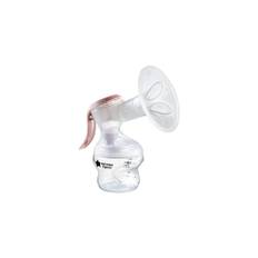 Tommee Tippee Made for Me Single Manual Breast Pump, Strong Suction, Soft Feel, Ergonomic Handle, Portable and Quiet Breastmilk Pump, Baby Bottle