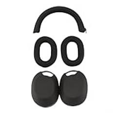 Silicone Case for Sony WH-1000XM5,Sony xm5 Headphones Protective case Cover, for E -ar Cups for Sony xm5,WH-1000XM5 Accessories Soft Silicone Skin Protector(Black)