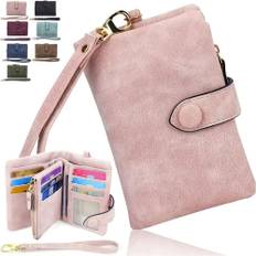 Wallet short small coin purse ladies folding card holder pu leather for women