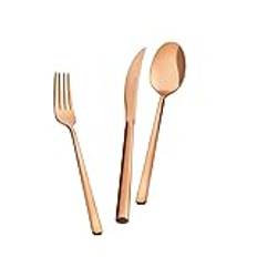 Karaca Tivoli 28 Piece Cutlery Set for 4 People,18/10 Stainless Steel,Dinnerware Silverware,Fork,Spoon,Knife,Dessert Fork,Dessert Spoon,Dessert Knife,Teaspoon,Mirror Polished,Dishwasher Safe