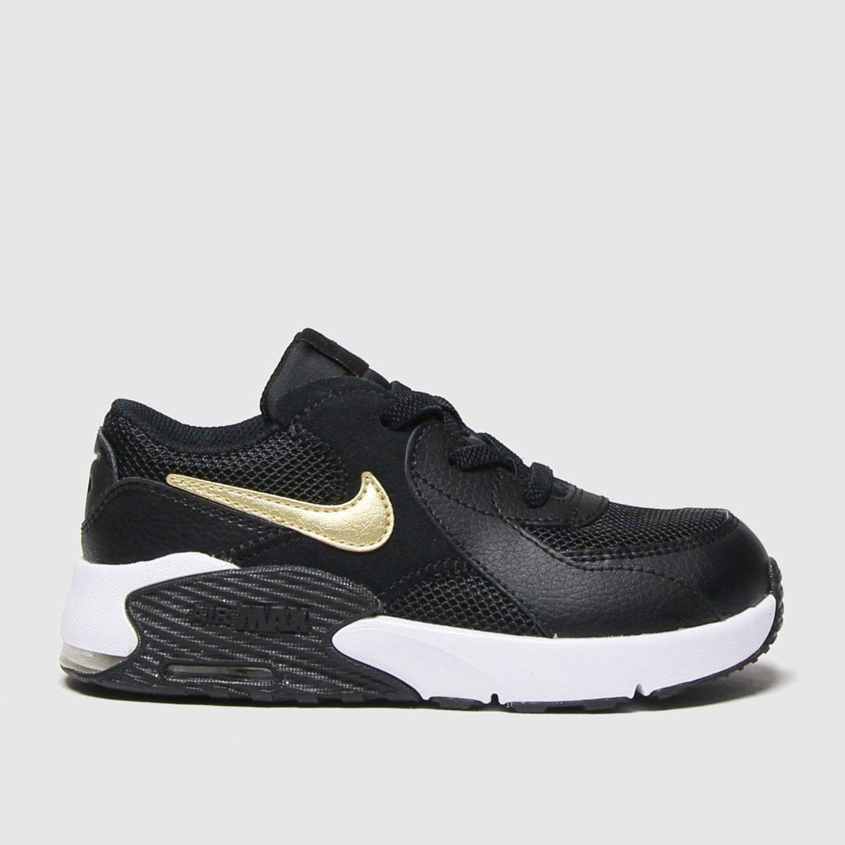 nike black and gold trainers