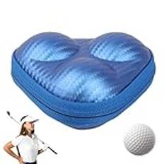 Neamou Golf Ball Holder - Portable Table Tennis Ball Case - Hard Box, Lightweight Ping Pong Ball Bag, Golf Accessories, Zippered Golf Pouch for Golfer
