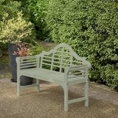 Greenhurst PU Coated Lutyens Style Hardwood Garden Bench
