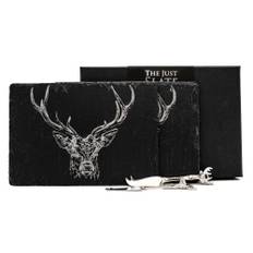 Small Cheese Board & Knife Set - Stag Prince | As Supplied