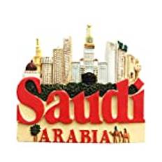 Saudi Arabia Refrigerator Magnet Travel Souvenir Fridge Decoration 3D Magnetic Sticker Craft Collection