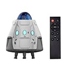 burko Star Projection Lamp Space Capsule Starry Projector for Kids Bedroom Night Lights Decorative Table Lamp with Remote Control USB Powered