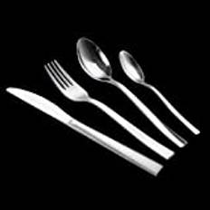 Flatware sets 4pcs Cutlery Tableware Steak Fork Spoon Knife Set Dinnerware Stainless Steel Luxury Flatware Set Kitchen Table Cutlery Zero Waste (16pcs)