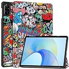 Vakarey Compatible with Honor Pad X9 Case,Ultra Thin Stand Cover for Honor Pad X9 11.5 Inch Tablet Case,Graffiti