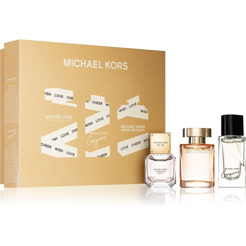 Michael Kors 3 pieces 014 FL oz EDP miniature set  gorgeous  wonderlust   sparkling blush  Amazonde Beauty