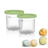 4PCS Ice Cream Pints and Lids for Ninja Creami NC301 NC300