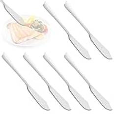 JP Sales Fish Knife Stainless Steel 6 Pieces Shiny Finish Ergonomic Design Precise Cuts Easy to Clean Dishwasher Safe