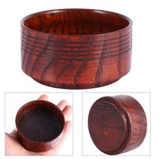 Shaving bowl wooden natural shaving soap bowl travel everyday use uk