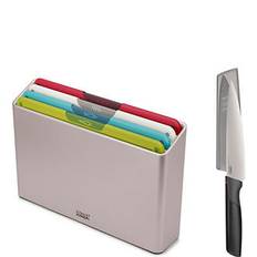 Folio Icon 4 Piece Chopping Board Set with Chef’s Knife