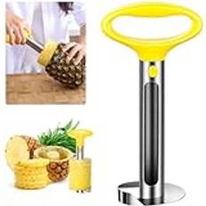 Pineapple Corer and Slicer, Stainless Steel Premium Pineapple Cutter Fruit Peeler Tool for Home & Kitchen with Sharp Blade for Diced Fruit (1 Pcs)