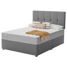 Sealy Eldon Comfort Kingsize 4 Drawer Divan Bed - Grey