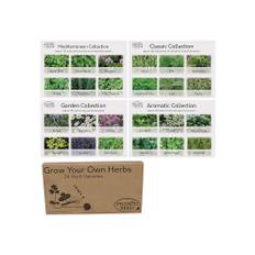 PRONTO SEED Herb Bumper Pack for Planting Grow Your Own Kit Containing 24 Different Varieties of Herbs  Aromatic Mediterranean Garden/Classic Herbs