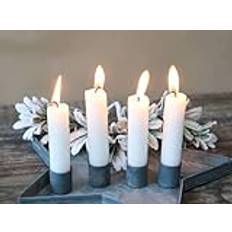 ukiyo Candle Holder with Magnet for Candles with Diameter 2 cm Advent Candle Holder Magnetic Advent Plate Advent Wreath Christmas Decoration