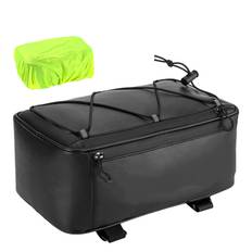 SHEIN Bicycle Seat Rear Bag Waterproof Bike Pannier Rack Pack Shoulder Cycling Carrier