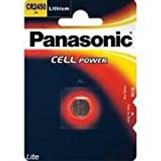 Panasonic lithium button cell CR2450, 3.0 volts, 560 mAh