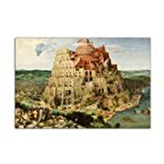 Tower of Babel Oil Painting Poster Pieter Bruegel Art Painting Renaissance Wall Art Picture Print Canvas Painting Modern Decor Poster (20x30inch(50x76cm),No Framed)