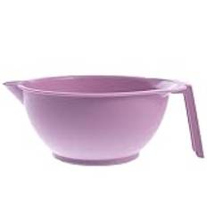 Kumi Wheat Pink Tint Bowl - Eco-Friendly, Durable Hair Tinting Tool with Non-Slip Base and Measuring Grid