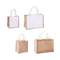 Burlap tote bag grocery bag waterproof multifunction canvas gift tote diy craft