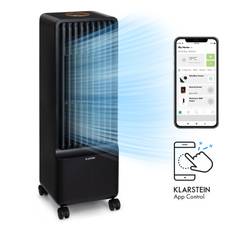 Klarstein Maxflow Smart, 3-in-1 Air Cooler, Fan, Humidifier, 5L, WiFi, Remote Control, 2 x Ice Packs