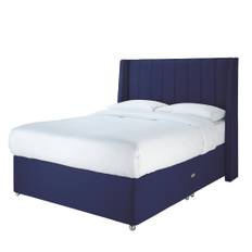 Ashford No Drawers Divan Bed Set - blue (42.0 H x 182.0 W cm)