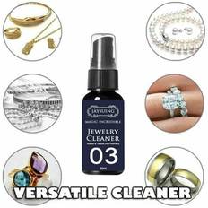 2x jewelry diamond cleaner anti-tarnish silver gold gem polishing solution spray