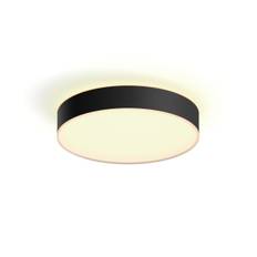 Philips Hue Enrave White Ambiance Smart Medium Ceiling Light. Works with Alexa, Google Assistant and Apple HomeKit, Black