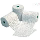 12pcs Three-dimensional Plaster Cloth Rolls White Gauze Strip Wrap Bandages  Rolls for Craft