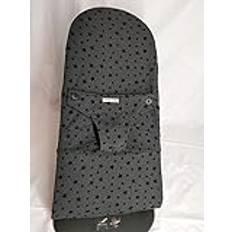 MOON-BEBE Cover for Baby Bouncer BabyBjörn ® Balance, Soft and Bliss - Adaptable for All Models (BLACK)
