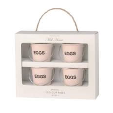 Eddingtons 83012 egg cup bucket - Set of 4 cream colours