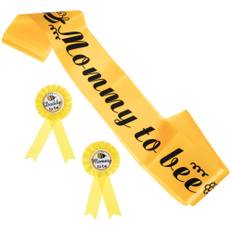 Mommy to be sash maternity badge bee suits baby shower belly mother set corsage
