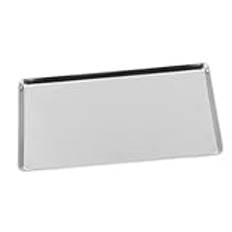 iplusmile 3pcs Stainless Steel Rice Noodle Dish Stainless Steel Serving Tray Fruit Tray Rectangular Design Tray BBQ Plate Metal Trays for Food Oven Baking Tray Cake Plate Appetizer Plates