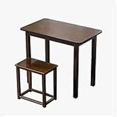YBIZJJ Side Table, Table and Chair Set, Household Bamboo Comter Desk/study Desk/writing Desk/dining Table, Bedroom Dressing Table (Color : A, Size : 100×48×72cm) (A 80×40×72cm)