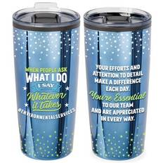 Environmental Services: When People Ask What I Do, I Say Whatever It Takes Teton Stainless-Steel Tumbler 20 oz.